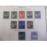1 Album Sheet - Asceusion Postage Stamp 1922 - 1947 - all mint