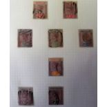 9 Albums - Leeward Islands Postage Stamps - used - series from Victoria (1890, 1897, 1902) Edward