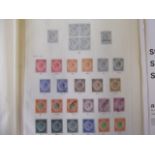 7 Album Sheets - Jamaica Postage Stamps 1911 - 1935 various issues - all mint