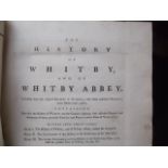 History of Whitby & Whitby Abbey- Lionel Charlton - 1779 - divided into 3 books & bound as one