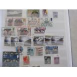 Stock Album - Mainly British Postage Stamps (used QE2) & some Malaysia, quantity of small blocks
