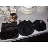 Three various ladies evening bags