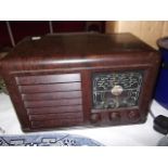 A 'Derwent' bakelite case radio