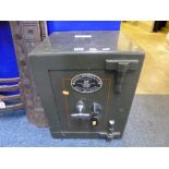 A 'SAMUEL WITHERS & CO LTD WEST BROMWICH', iron safe with key