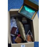 A COLLECTION OF JEWELLERY BOXES, to include a Rolex box
