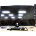 A LOGIK 32' HD READY LED TV, with DVD player (remote)