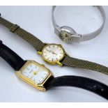 THREE LADIES WATCHES, to include an Omega, Sekonda and Citizen watch