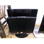 A KENMARK 19' DIGITAL LCD TV, and a 'Sanyo' 26' H D ready TV (no remotes) (2)