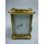 A BAYARD EIGHT DAY CARRIAGE CLOCK