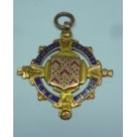 A 9CT FOOTBALL MEDAL FOR THE LICHFIELD CHARITY CUP 1919-1920, we understand result was Lichfield