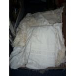 VARIOUS LINEN, to include christening gowns