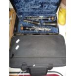A CORTON CLARINET, No.144079, cased, and a modern clarinet cased (2)