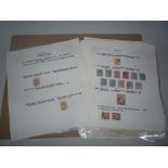 A COLLECTION OF MALTESE STAMPS, on leaves with a good selection of Great Britain used in with values