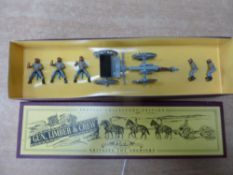 A BOXED MODERN W. BRITAINS AMERICAN CIVIL WAR CONFEDERATE GUN LIMBER AND CREW SET, No.8874, complete