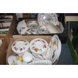 ROYAL WORCESTER 'EVESHAM', (over 30 pieces), and Masons 'Regency' part dinnerwares (over 30 pieces)