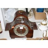 TWO MANTEL CLOCKS, (two keys and one pendulum)