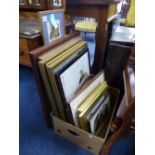 A GILT FRAMED 'SPRING BLOSSOM' LTD EDITION SERIGRAPH, 126/490 and a quantity of various other