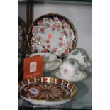 VARIOUS PIECES ROYAL CROWN DERBY, to include Old Imari oval dish, 1128 pattern (seconds), length