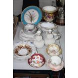 VARIOUS EARLY 20TH CENTURY AND LATER CERAMICS, to include Davenport, Foley, continental etc (s.d.)