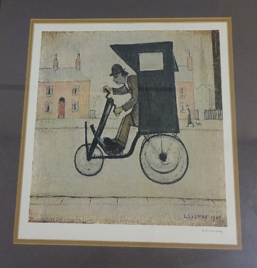 LAWRENCE STEPHEN LOWRY (1887-1976), a signed print, 'The Contraption', signed in pencil to lower