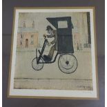 LAWRENCE STEPHEN LOWRY (1887-1976), a signed print, 'The Contraption', signed in pencil to lower