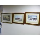 VINCENT HADDELSEY (1929-2010), two Limited Edition pencil signed prints, 'Sunday Outing' 188/1250