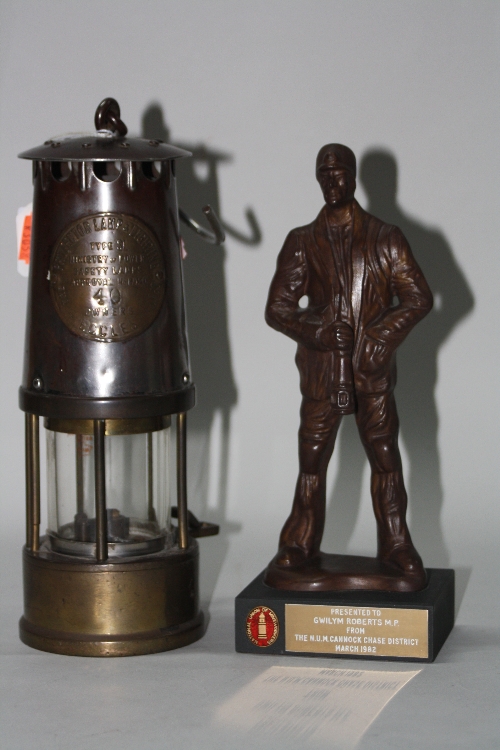 A PROTECTOR LAMP, and a model of a miner (2)