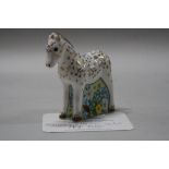 A BOXED LIMITED EDITION ROYAL CROWN DERBY PAPERWEIGHT, 'Shetland Pony Foal' No.123/450 exclusive