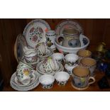 VARIOUS CERAMICS, to include Nicholas Mosse Pottery, Portmeirion, teawares etc