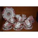 ROYAL ALBERT 'LADY CARLYLE' TEAWARES, (over 40 pieces)