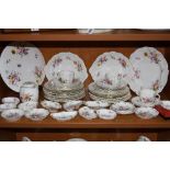 ROYAL CROWN DERBY 'DERBY POSIES' DINNERWARES AND TRINKETS, (over 50 pieces)