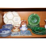 VARIOUS CERAMICS, to include a set of ten Royal Copenhagen plates 1969-1978, two tiles, Poole hors