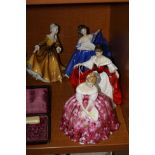 FOUR ROYAL DOULTON FIGURES, 'Sara' HN2265, 'Victoria' HN2471, 'Kirsty' HN2381 and 'Elaine' HN2791 (