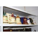 EIGHT BOXED WADE BELL'S WHISKY DECANTERS, to include Christmas 1995, 1997, 1998, 1999, 2000, two