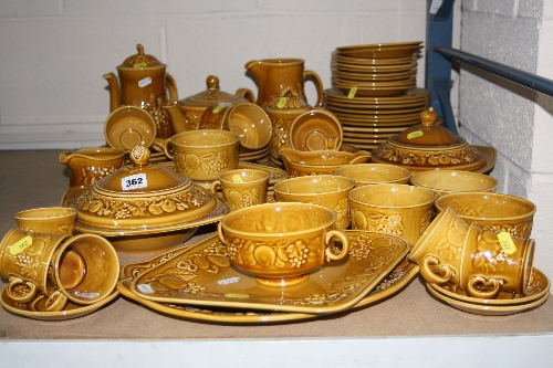 A ROYAL WORCESTER 'CROWN WARE' DINNERWARES (over 70 pieces)