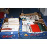 A LARGE QUANTITY OF STAMPS AND COVERS, in three boxes