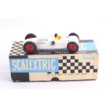 A BOXED TRIANG SCALEXTRIC, C96 Auto Union vintage racing car, white with red hubs, racing number 9