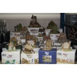 TWENTY TWO BOXED LILLIPUT LANE HOUSES, to include 'Secret Garden' (a/f), 'Flower Sellers', '