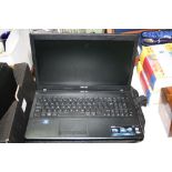 AN ASUS LAPTOP, X54H, with instructions, power cable and hold-all