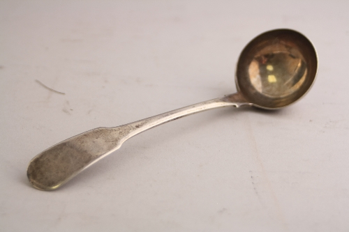 AN IRISH SILVER SAUCE LADLE, Dublin 1814, approximately 1ozt