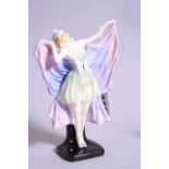A RARE ROYAL DOULTON FIGURE, 'Butterfly' HN1456, impressed 4-11-32 (restorations and chips to
