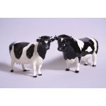 FRIESIAN CATTLE, to include Cow ch 'Claybury Leegwater' No.1362A and Bull ch 'Coddington Hilt Bar'