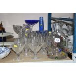 VARIOUS GLASSWARES, to include suite of glass
