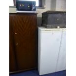A TALL BEKO FREEZER, and a Sharp microwave (2)