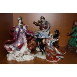 FRANKLIN MINT LIMITED EDITION FIGURES, 'The Dragon King's Daughter' A3298, 'Empress of The Snow'