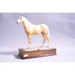 A BOXED LIMITED EDITION ALBANY FINE CHINA 'PALAMINO' HORSE, modelled by David Lovegrove No.22 (