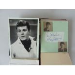 TWO AUTOGRAPH BOOKS, mainly pop stars and entertainers from the early 1960's including Paul