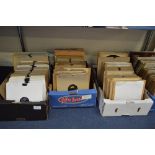 THREE BOXES OF 7',10' AND 12' 78RPM RECORDS, of mostly Jazz and classical music, artists include Joe