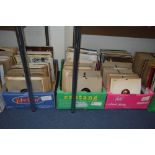 THREE BOXES OF 10' 78'S AND 12' LP'S, of mostly Jazz and classical music, artists include George