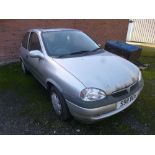 A VAUXHALL CORSA BREEZE 1.4L PETROL, Reg No S98 BEH, three door automatic, silver, 48, 376